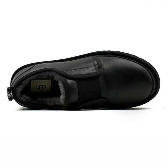 Ugg Mens Slippers Flex Leather - Black - черный, 48, кожа