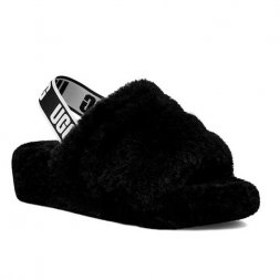 Ugg Fluff Yeah Slide - Black