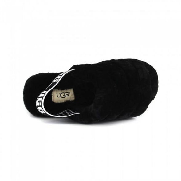 Ugg Fluff Yeah Slide - Black - черный, 35, Натуральная овчина
