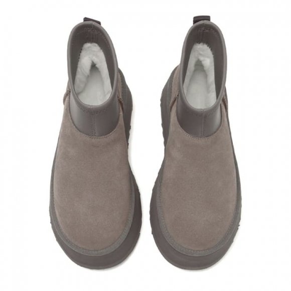 Женские вязаные мини угги UGG Classic Mini Dipper Thundercloud
