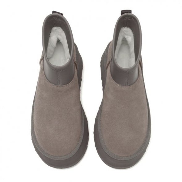 Женские вязаные мини угги UGG Classic Mini Dipper Thundercloud