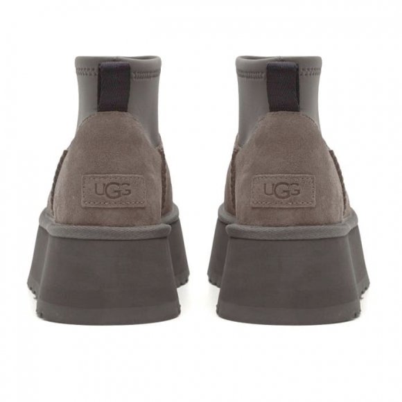 Женские вязаные мини угги UGG Classic Mini Dipper Thundercloud