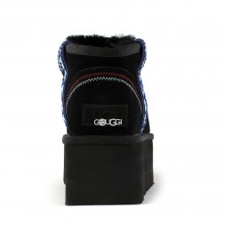 UGG Classic Ultra Mini Braid Platform Black