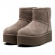 Женские мини угги на платформе Ugg Mini Platform Boot - Smoke Plume