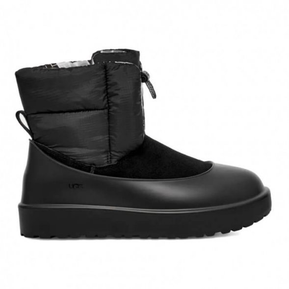 UGG Classic Maxi Toggle Black - черный, 39, Защищено: водонепроницаемые или водостойкие материалы. Водонепроницаемая замша Верх из нейлона Ripstop