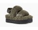 Oh Fluffita Slide Burnt Olive - 39