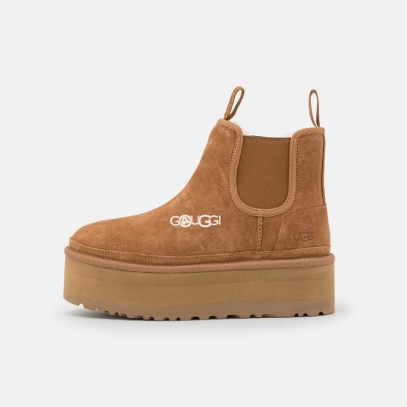 UGG Neumel Platform Chelsea Chestnut - 35