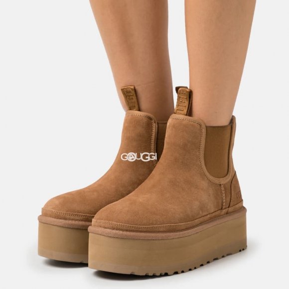 UGG Neumel Platform Chelsea Chestnut - 35