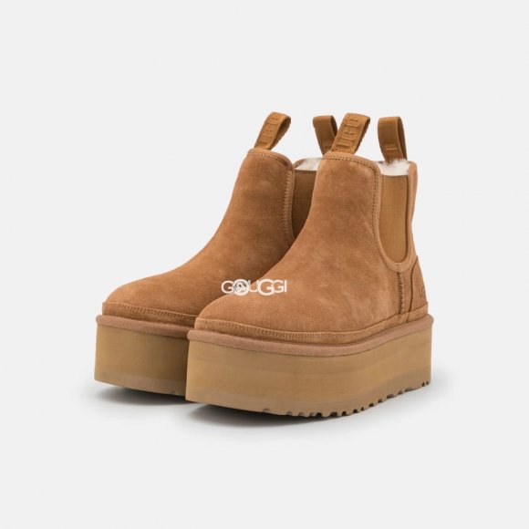 UGG Neumel Platform Chelsea Chestnut - 35