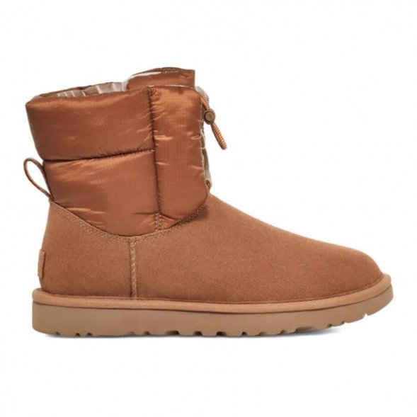 UGG Classic Maxi Toggle Chestnut - Каштановый, 36, Защищено: водонепроницаемые или водостойкие материалы. Водонепроницаемая замша Верх из нейлона Ripstop