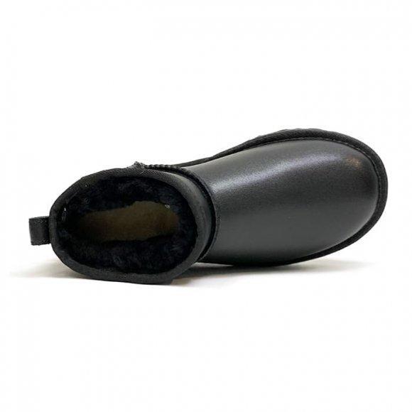 Ugg Ultra mini Leather - Black - черный, 36, кожа