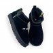 Ugg Women's Ultra Mini Black Zip - 40