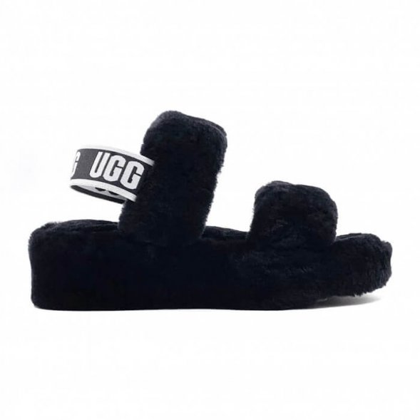 Ugg Oh Yeah Slide - Black - черный, 36, Натуральная овчина