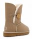 Женские короткие угги с пуговицей и пропиткой Ugg Bailey Button II Boot - Sand