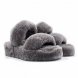 Ugg Oh Yeah Slide - Grey - серый, 37, Натуральная овчина