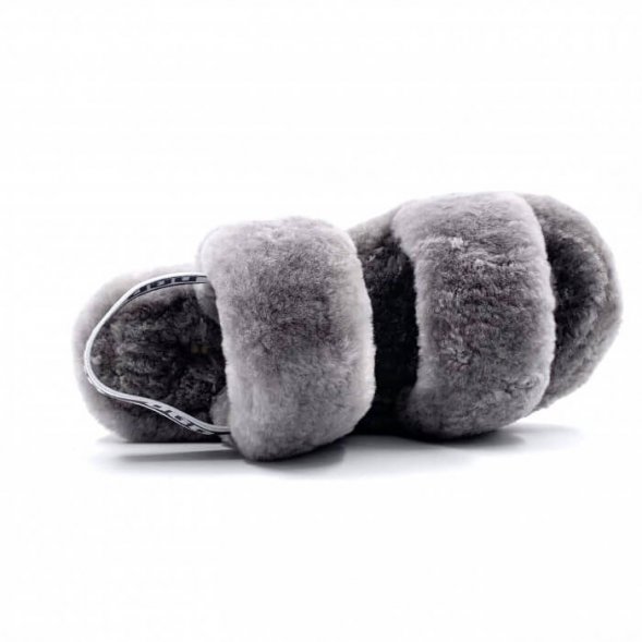 Ugg Oh Yeah Slide - Grey - серый, 37, Натуральная овчина