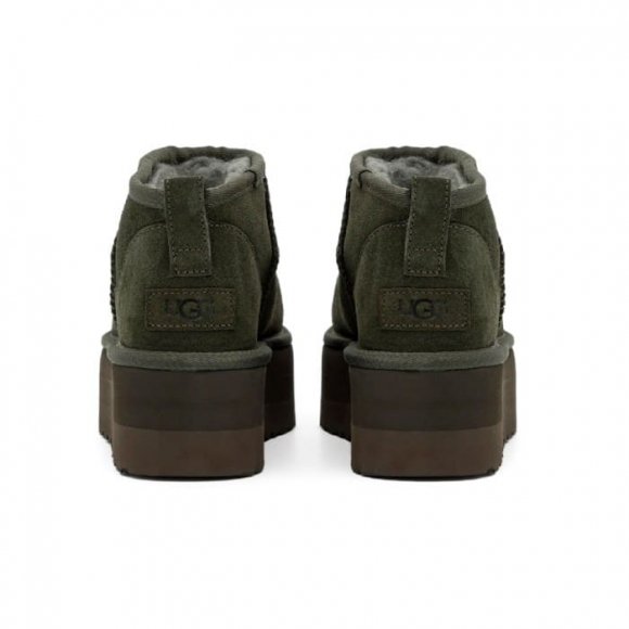 Женские ультра мини угги на платформе Ugg Ultra Mini Platform Boot - Forest Night