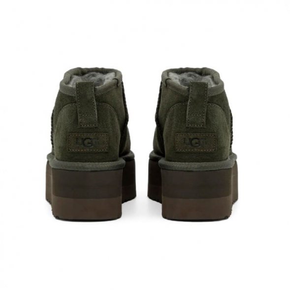 Женские ультра мини угги на платформе Ugg Ultra Mini Platform Boot - Forest Night