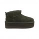 Женские ультра мини угги на платформе Ugg Ultra Mini Platform Boot - Forest Night