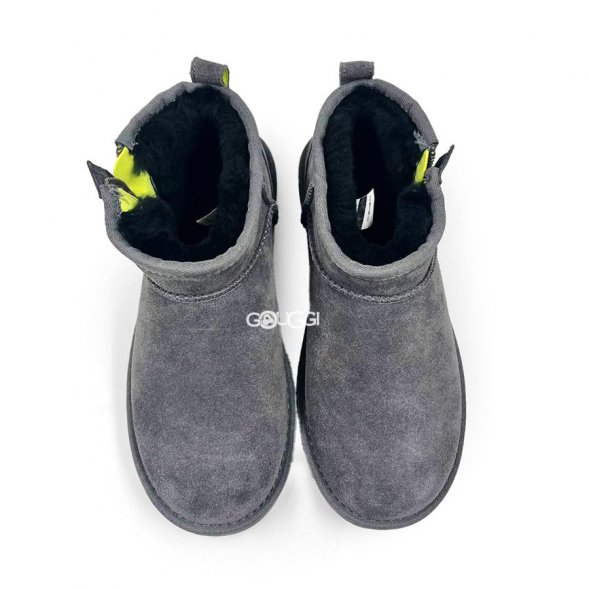 Ugg Women's Ultra Mini Grey Zip - 39