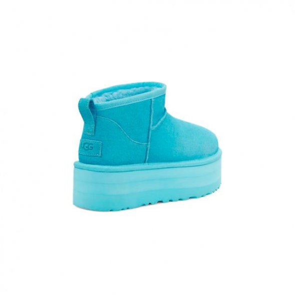 Женские ультра мини угги на платформе Ugg Ultra Mini Platform Boot - Summer Sky