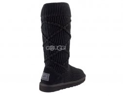 Classic Argyle Knit Black