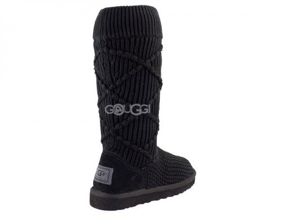 Classic Argyle Knit Black Classic Argyle Knit Black