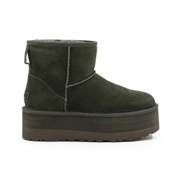 Ugg Mini Platform Boot - Forest Night - зеленый, 35, Замша