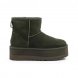 Женские мини угги на платформе Ugg Mini Platform Boot - Forest Night