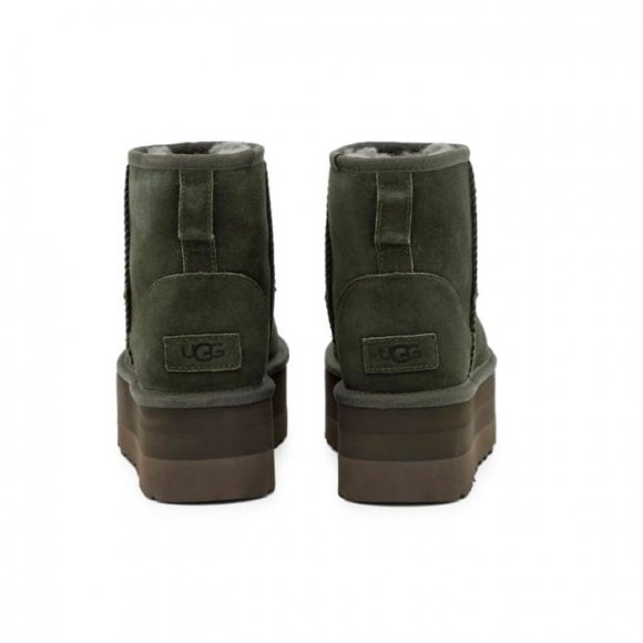 Ugg Mini Platform Boot - Forest Night - зеленый, 35, Замша