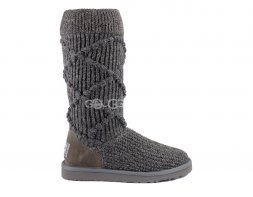 Classic Argyle Knit Grey