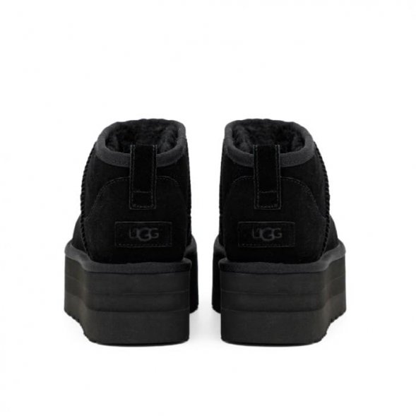 Ugg Ultra Mini Platform Boot - Black - черный, 36, Замша