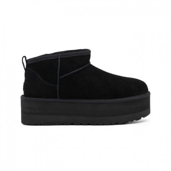 Ugg Ultra Mini Platform Boot - Black - черный, 36, Замша