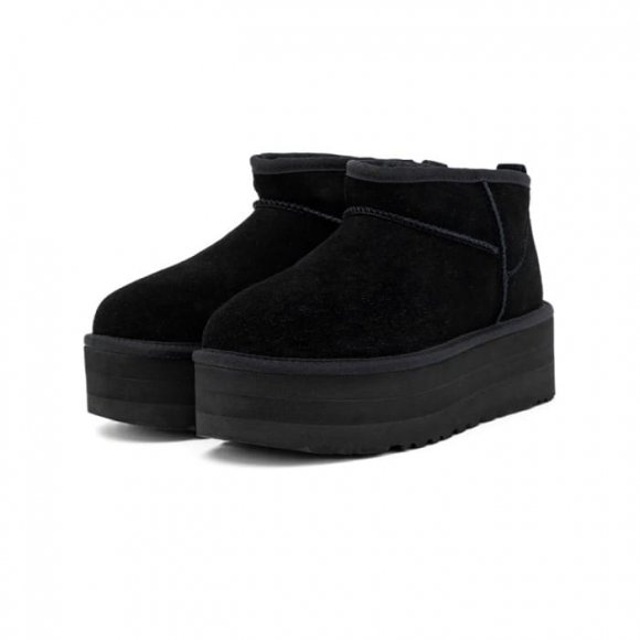 Ugg Ultra Mini Platform Boot - Black - черный, 36, Замша