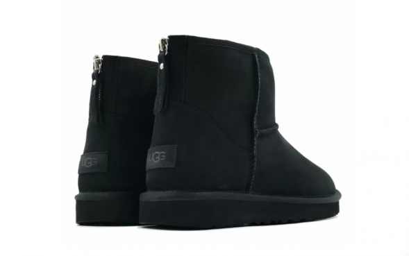 Mens Mini Zip Black