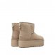 Женские мини угги на платформе Ugg Mini Platform Boot - Mustard Seed