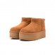 Ugg Ultra Mini Platform Boot - Chestnut - Каштановый, 36, Замша