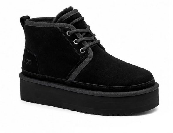 Женские ботинки на платформе Ugg Neumel Platform - Black