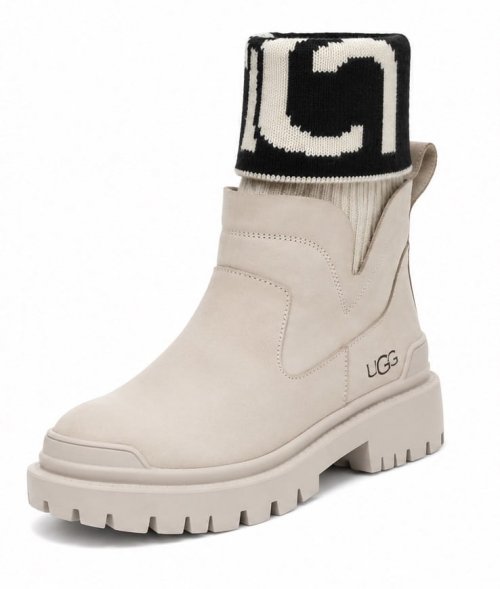 Ugg Martin Knit - Beige - Бежевый, 40, Натуральная кожа (нубук)