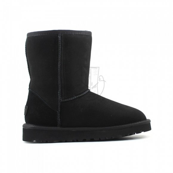 Ugg Classic Short Men's - Black - черный, 41, Натуральная замша обработанная специальным составом