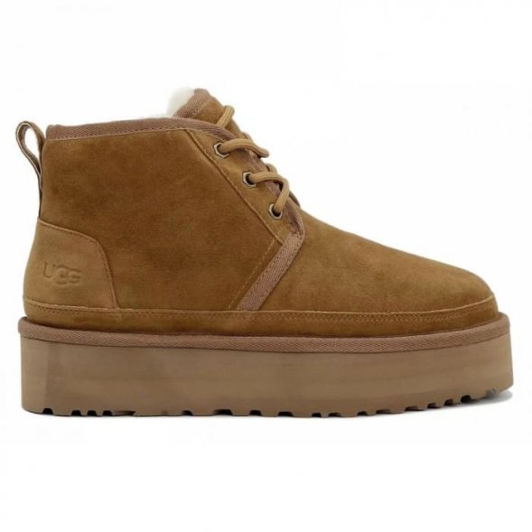 Женские ботинки на платформе Ugg Neumel Platform - Chestnut