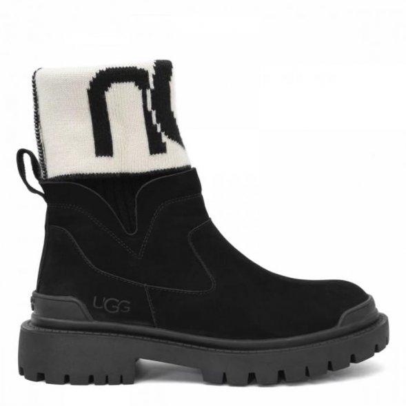 Ugg Martin Knit - Black - черный, 37, Натуральная кожа (нубук)