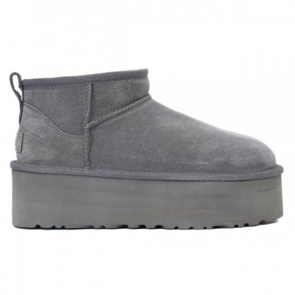 Ugg Ultra Mini Platform Boot - Grey - серый, 36, Замша