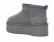 Ugg Ultra Mini Platform Boot - Grey - серый, 36, Замша