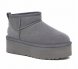 Ugg Ultra Mini Platform Boot - Grey - серый, 36, Замша