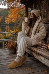 Ugg Stitch Slip - Chestnut