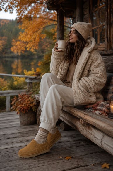 Женские cлиперы Ugg Stitch Slip - Chestnut Женские cлиперы Ugg Stitch Slip - Chestnut