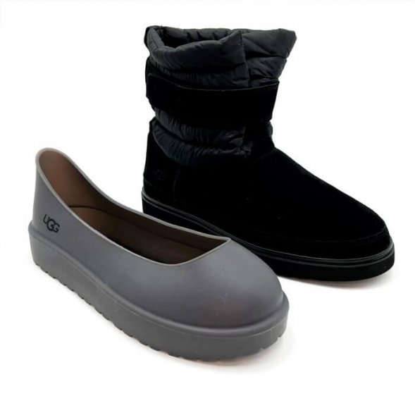 Унисекс ботинки Ugg Classic Short Pull-On - Black