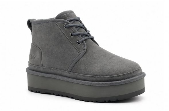 Женские ботинки на платформе Ugg Neumel Platform - Grey
