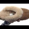Меховые домашние тапочки - Chestnut